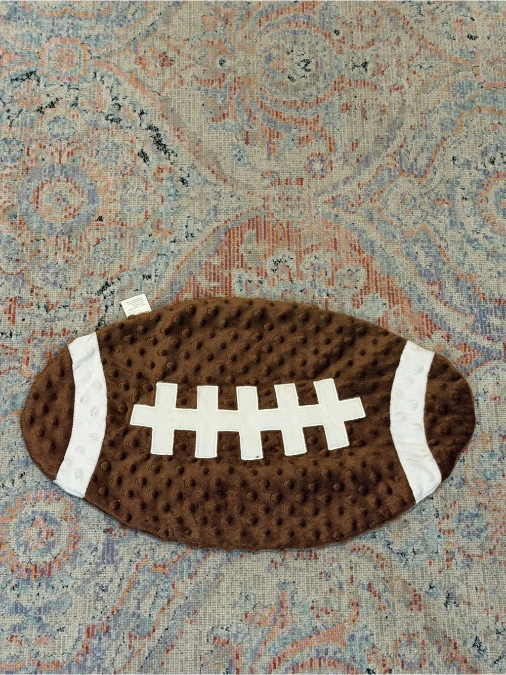 Football baby blanket